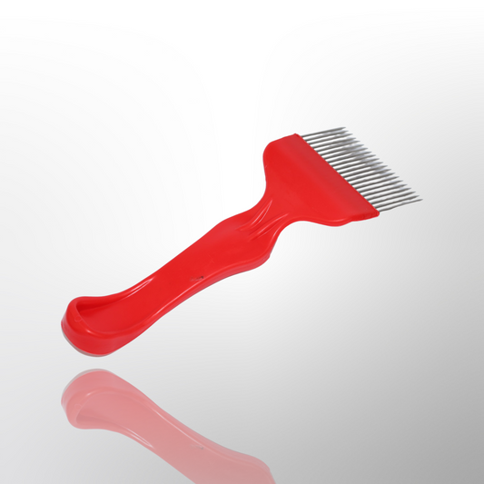 Uncapping Fork Stainless Steel Needles Color Red