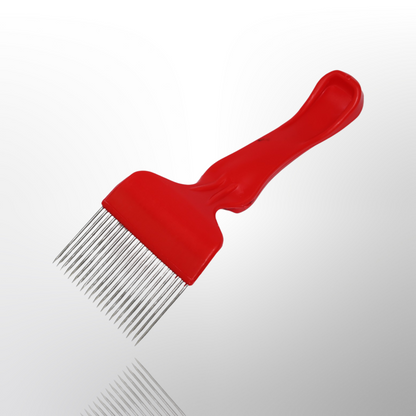 Uncapping Fork Stainless Steel Needles Color Red