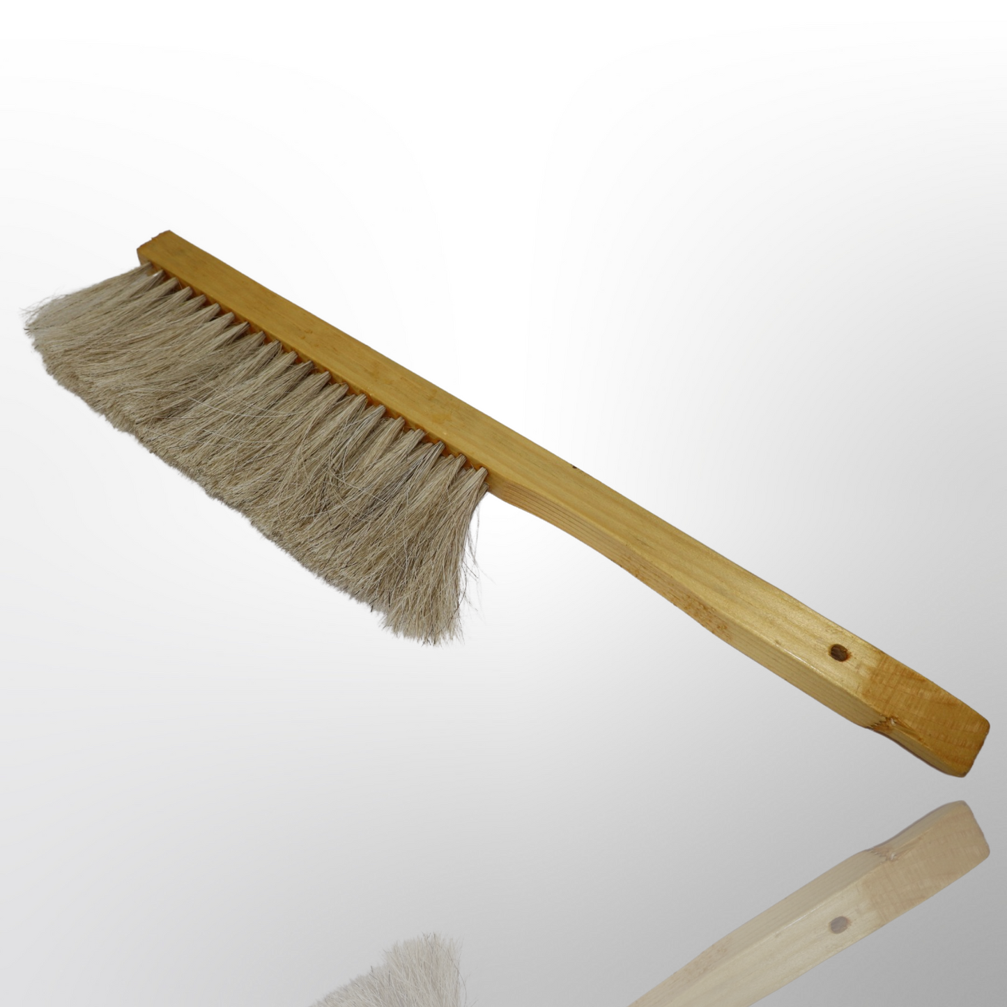 Bee brush wooden handle