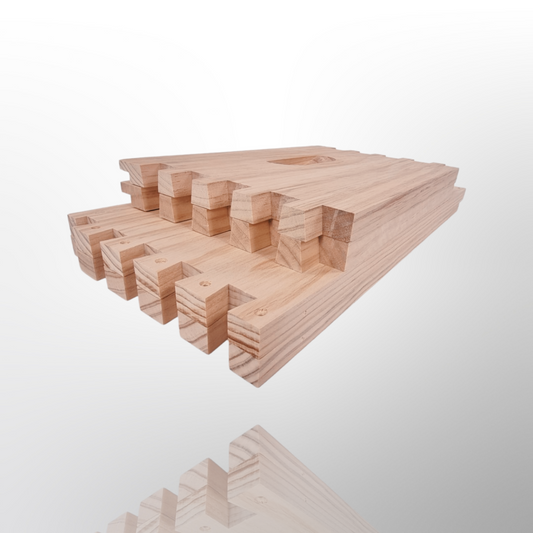 8 Frame Full Depth Deep Super Box - Flat Pack - Dovetail Joints NZ PINE SINGLE PIECE