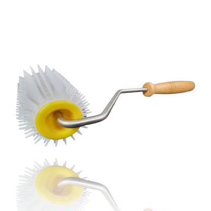 Rotating Uncapping with Wooden Handle and Plastic Needles