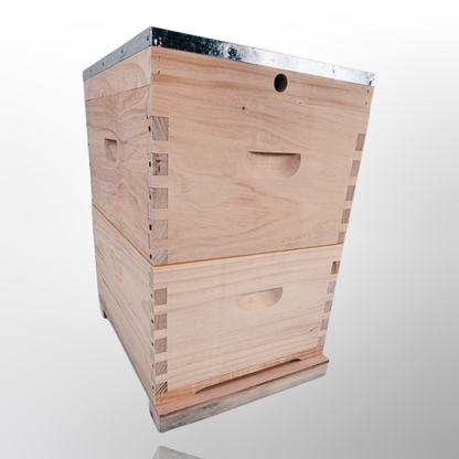 8 Frame Double Beehive - Plastic Foundation Fully Assembled